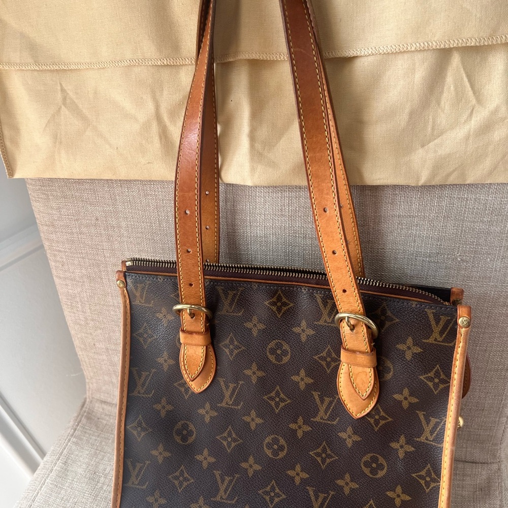 Louis Vuitton Vintage Popincourt Tote with Monogram Pattern